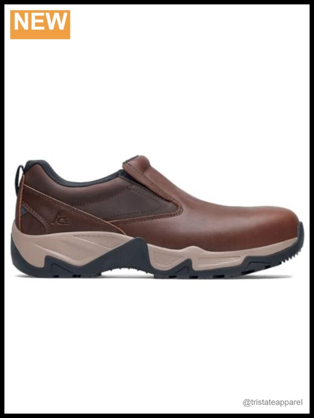 Men's Nano Composite Toe Hiker Work Boots Slip Resistant Water Resistant Leather